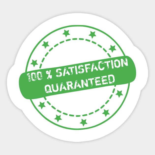 100 % Satisfaction Guaranteed Stamp Icon Sticker by Designso